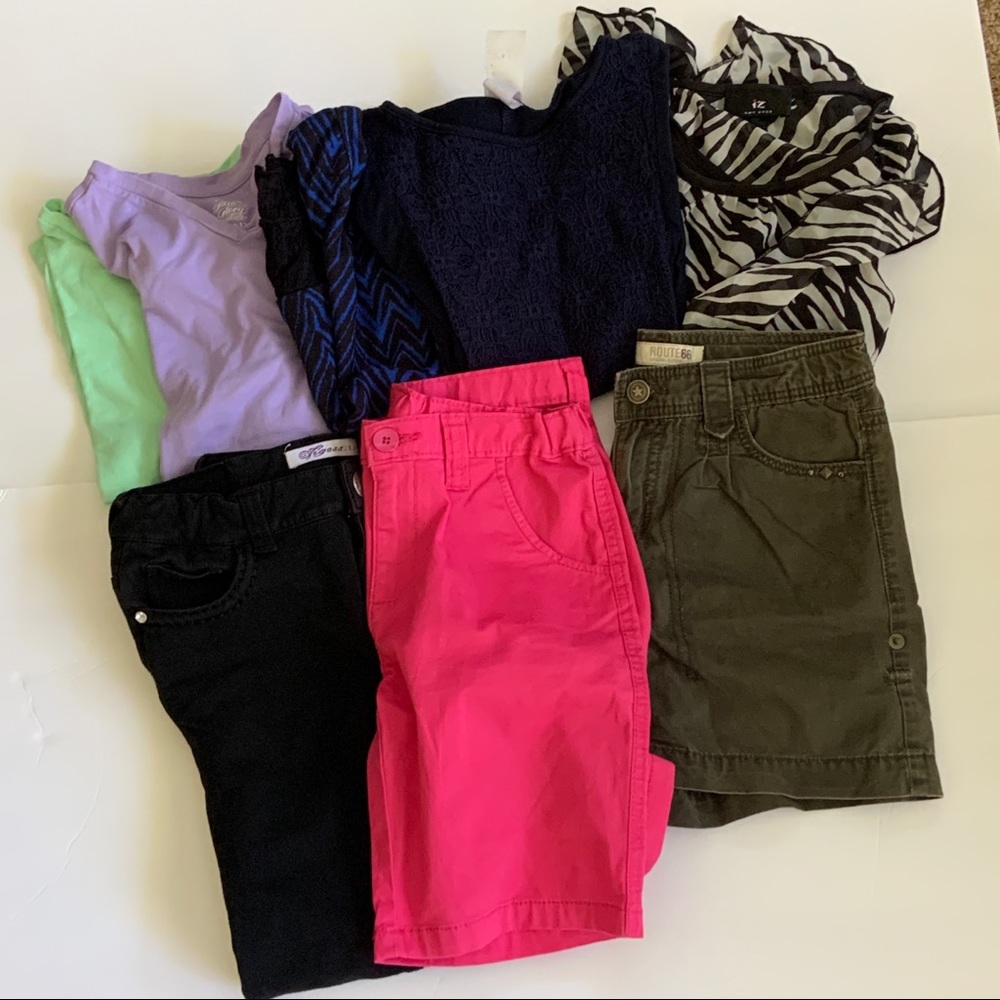 Mixed Lot of Girls Clothing-10 Pieces-Size 10-12